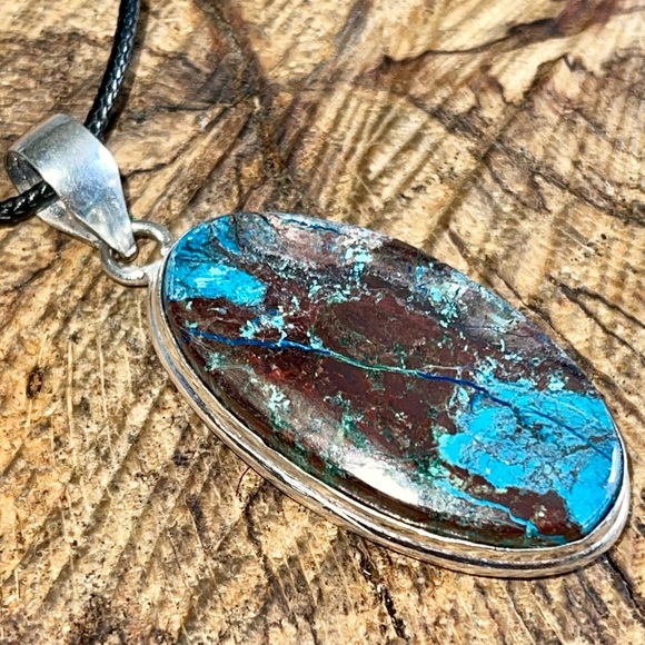 “Strengthening Stone” Turquoise Pendant 2” - Picture 9 of 17